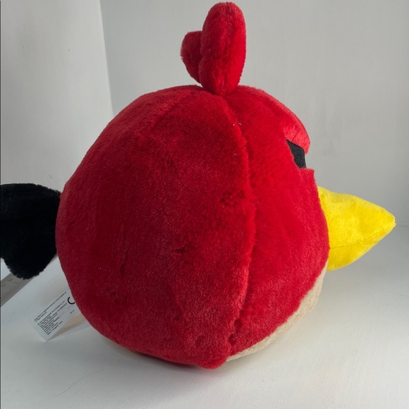 Red Angry Birds Plush 2010 With Tag ~7” - Picture 6 of 8